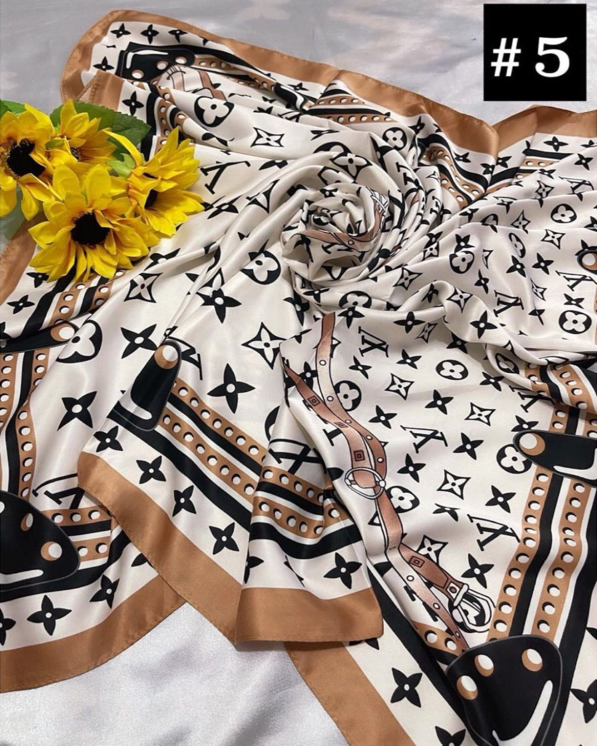 Bawal Satin Printed (BAWL- 1034) Chic & Elegant - Essentials Wear for Muslimah Woman’s Wardrobe