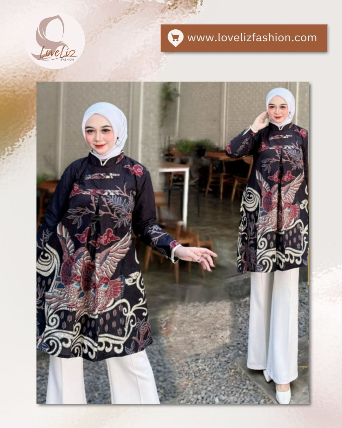 Assorted Batik Tunic Dresses (BADR(T)- 1002) (#ANA)