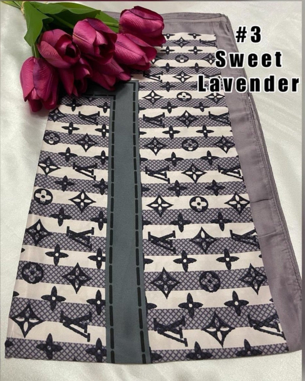 Bawal Satin Printed (BAWL- 1034) Chic & Elegant - Essentials Wear for Muslimah Woman’s Wardrobe