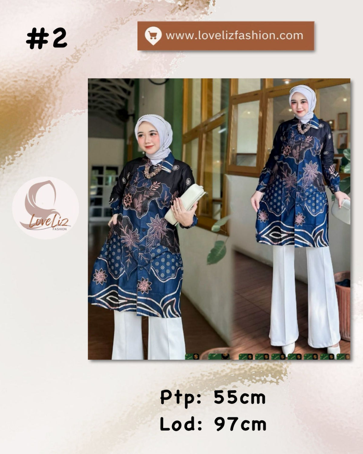 Assorted Batik Tunic Dresses (BADR(T)- 1002) (#ANA)