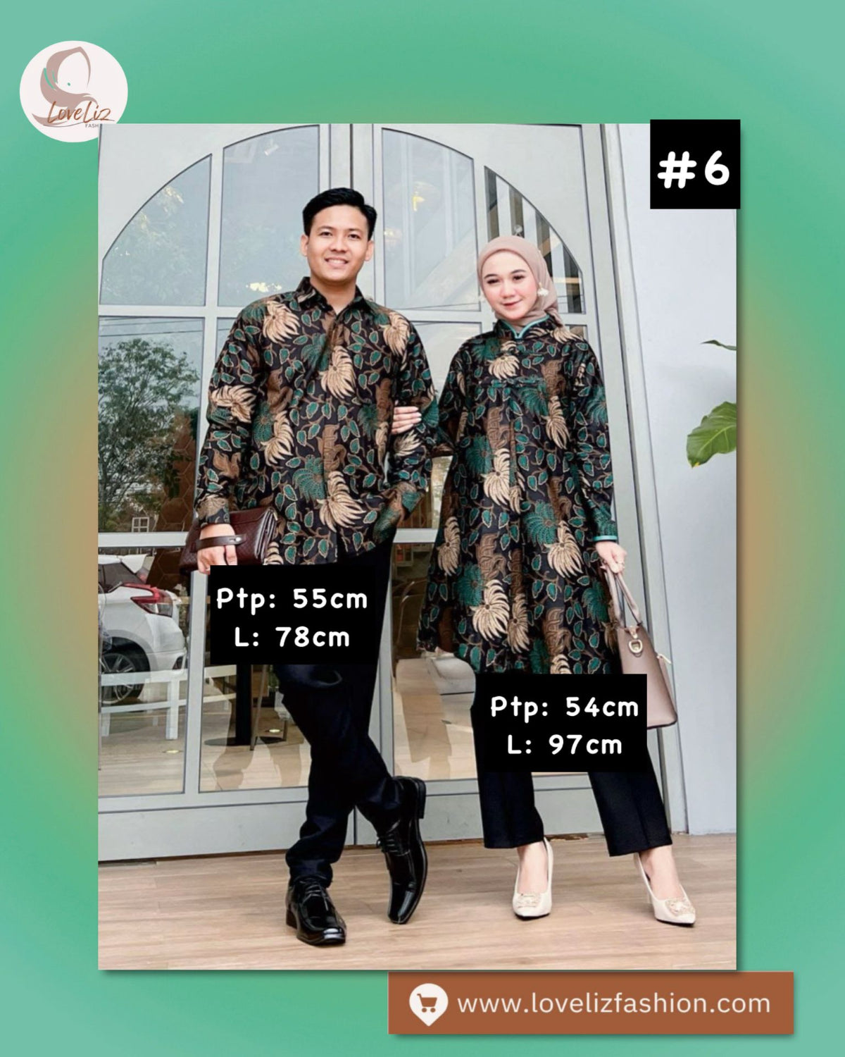 Batik Couple Sets (BCS- 1001) (#AAT)