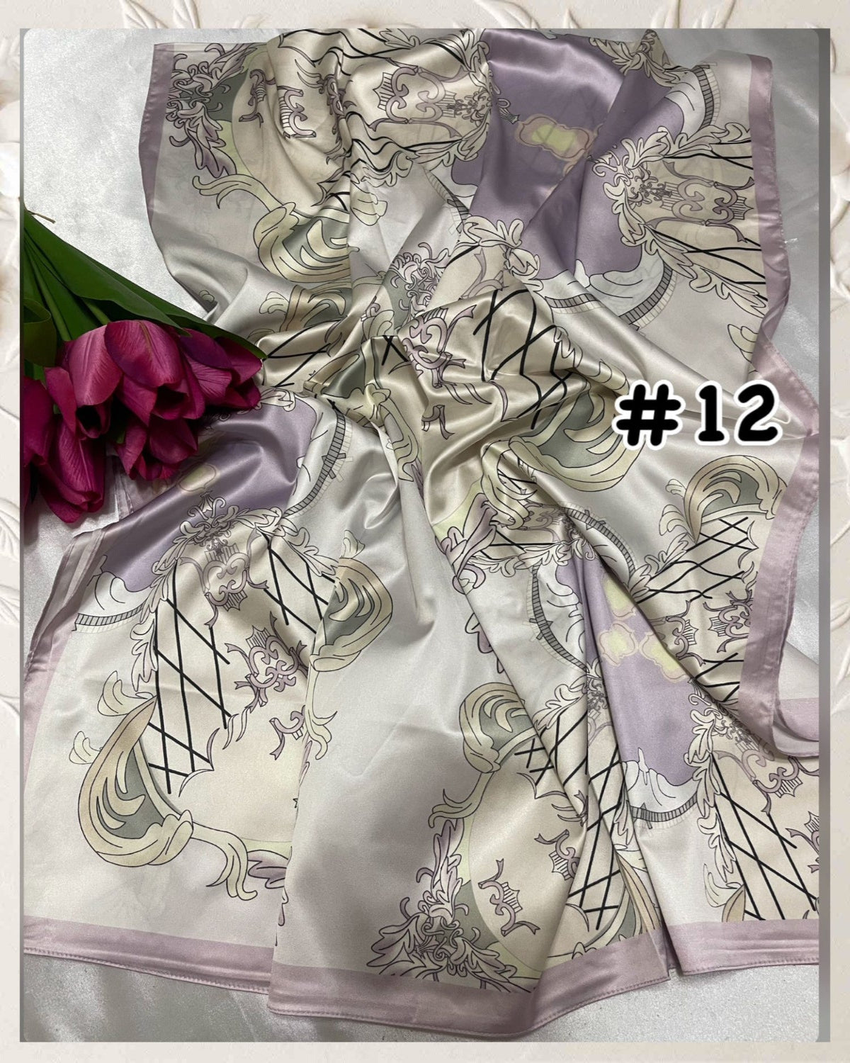 Exclusive Shawl Satin Printed (SHWL- 1047)