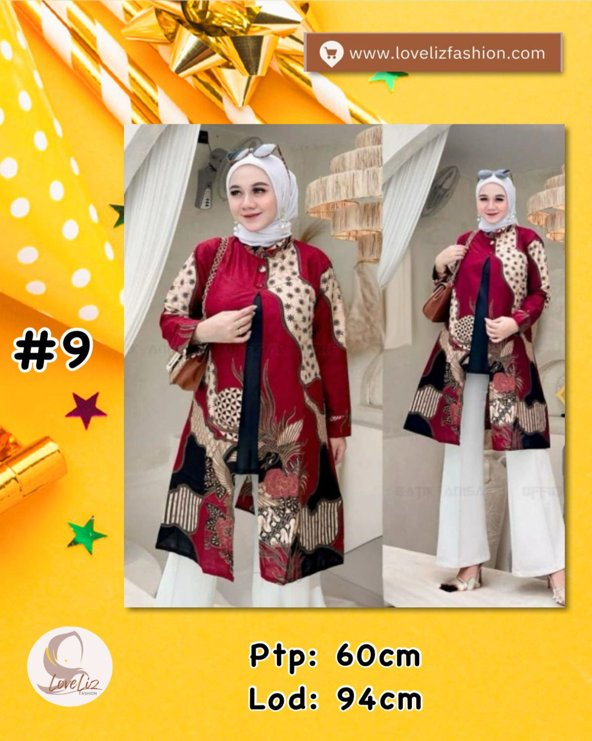 Assorted Batik Tunic Dresses (BADR(T)- 1005) (#AAT)