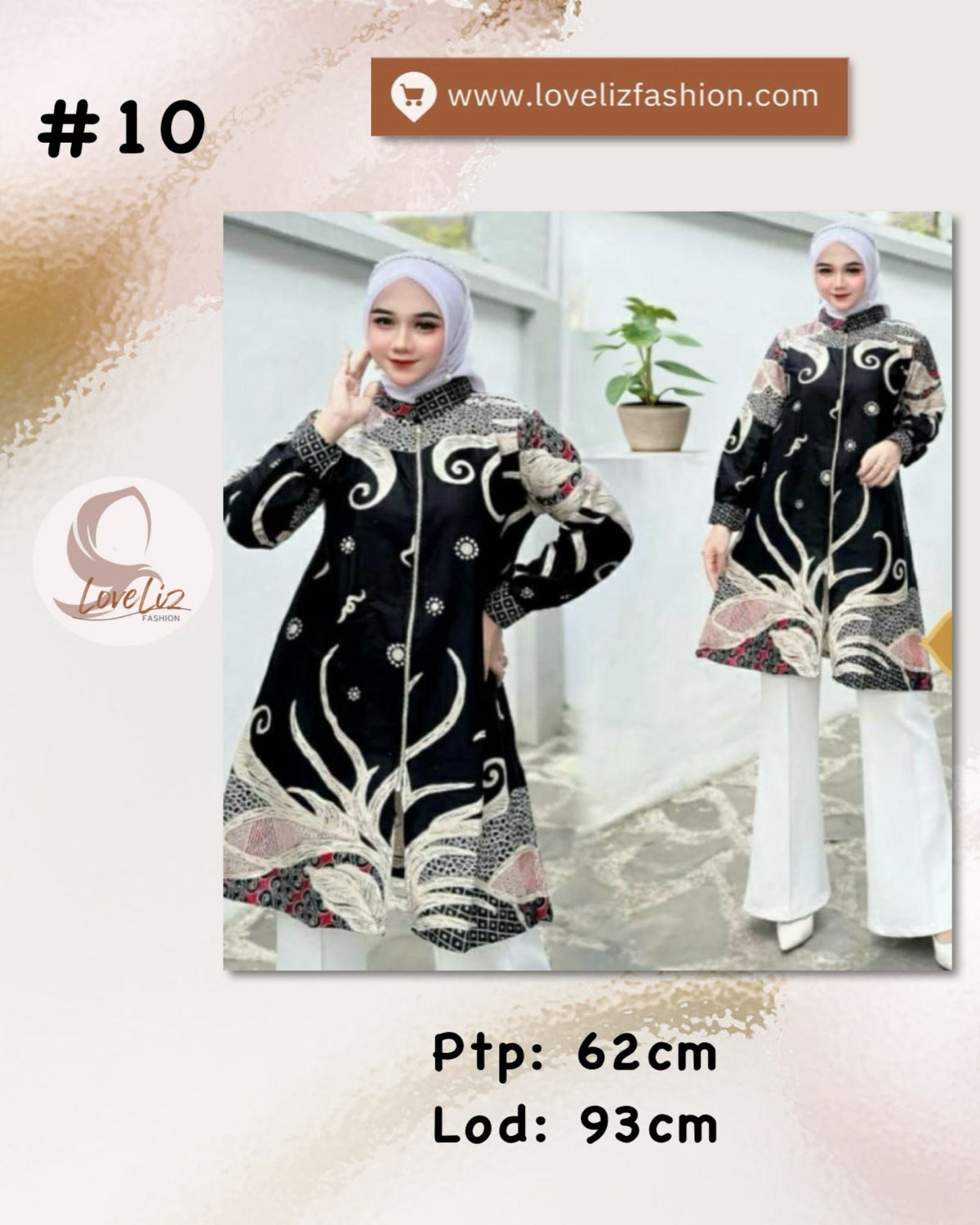 Assorted Batik Tunic Dresses (BADR(T)- 1002) (#ANA)