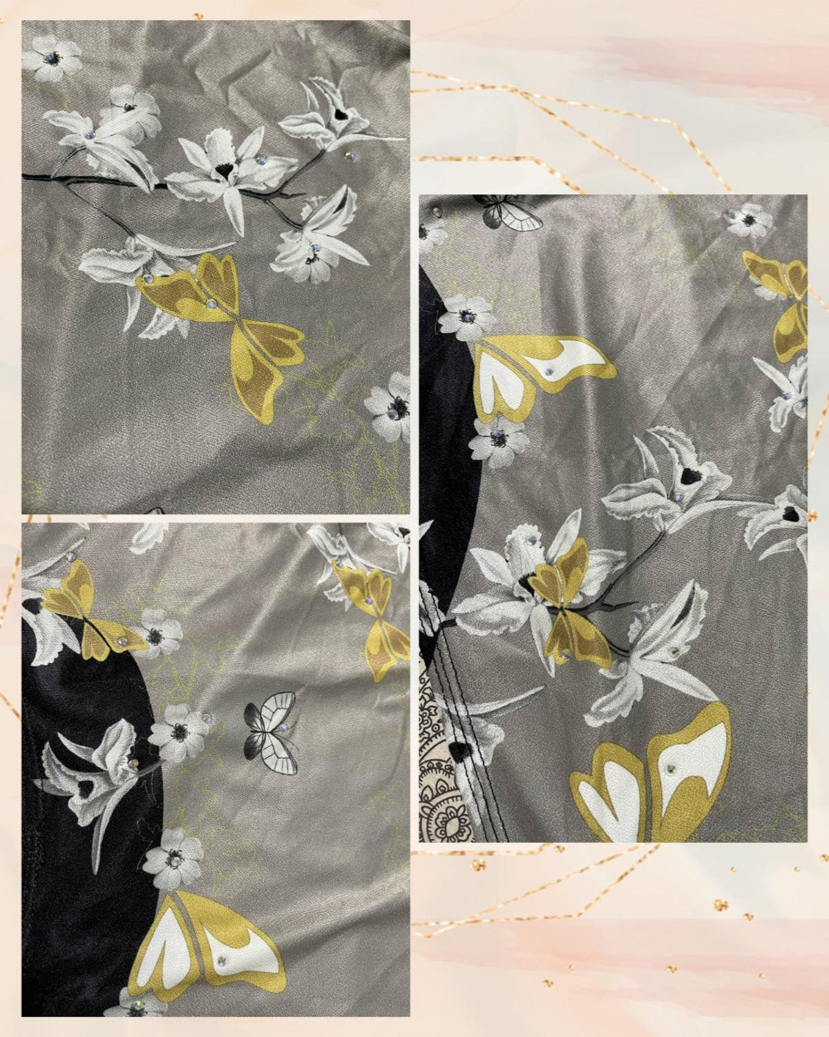 Instant Panel with Diamante (SHWL- 1046)