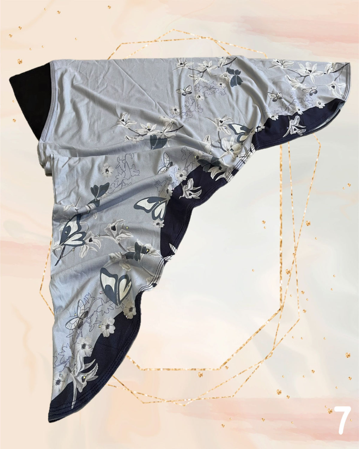 Instant Panel with Diamante (SHWL- 1046)