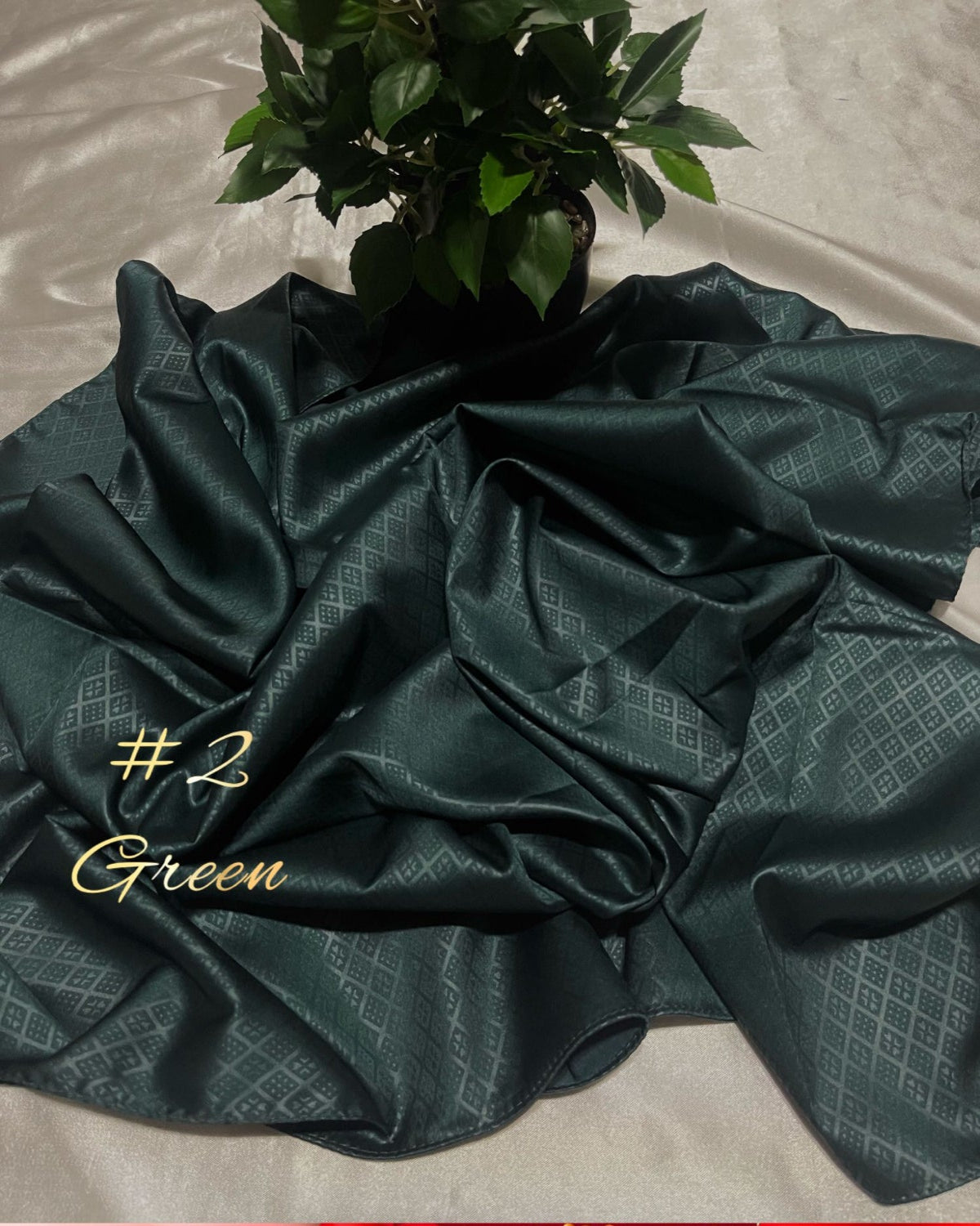 Bawal Satin Aurora (BAWL- 1036) (#MM) - Elegant Muslimah Hijab Accessory