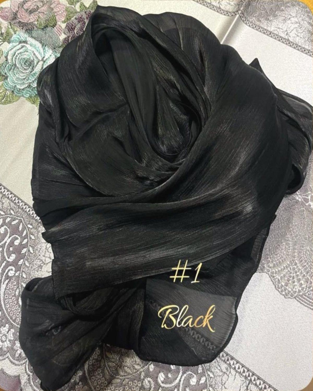 Shawl Satin Stripes Ammara– Effortless Elegance in Luxurious Design (SHWL- 1060) (#MM)