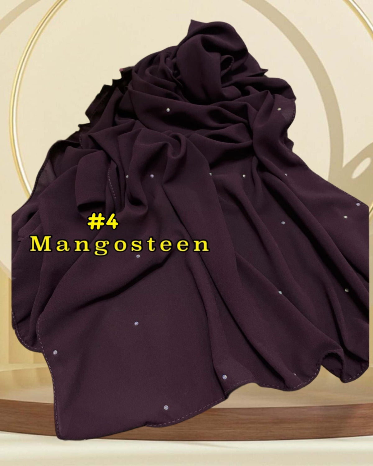 Shawl Chiffon Diamante (SHWL- 1045)