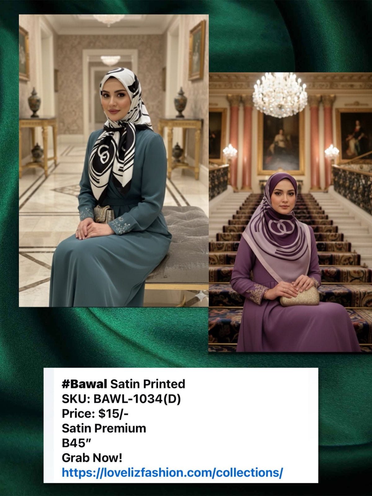 Bawal Satin Printed (BAWL-1034(D))