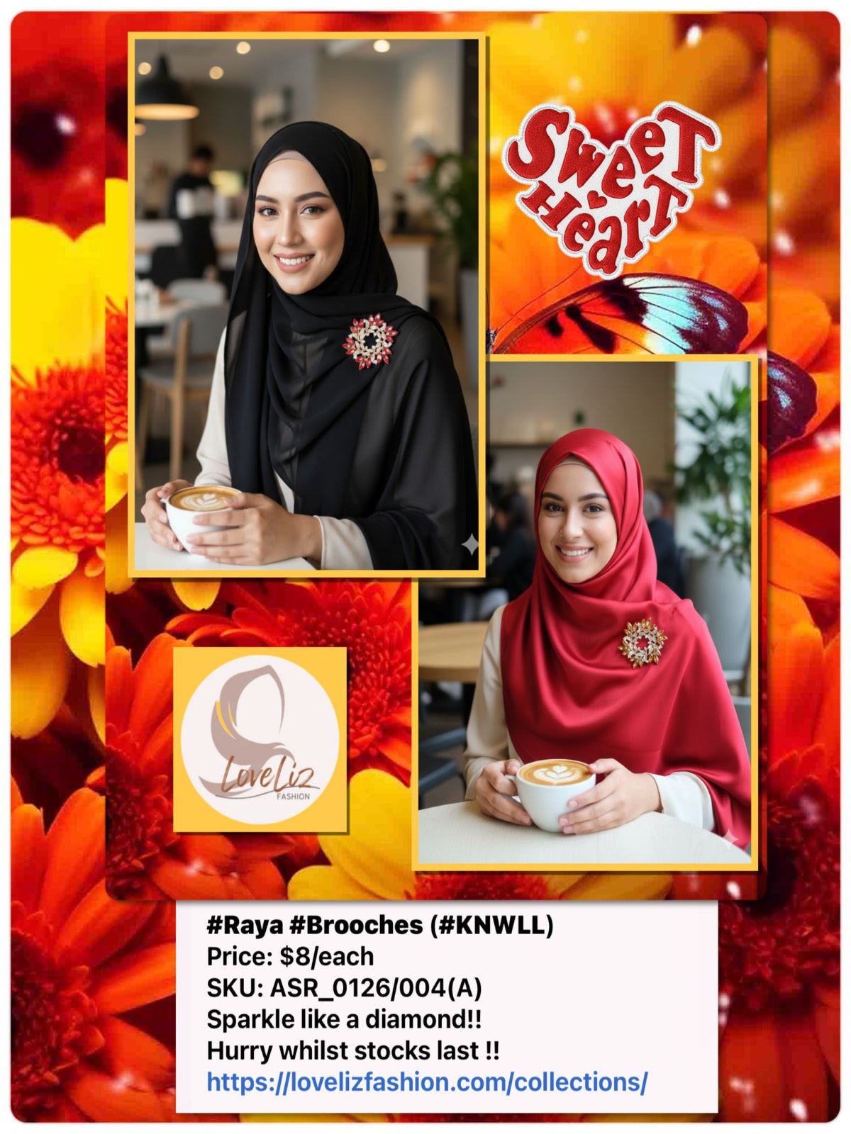 Raya Brooches (ASR_0126/004(A)) (#KNWLL)