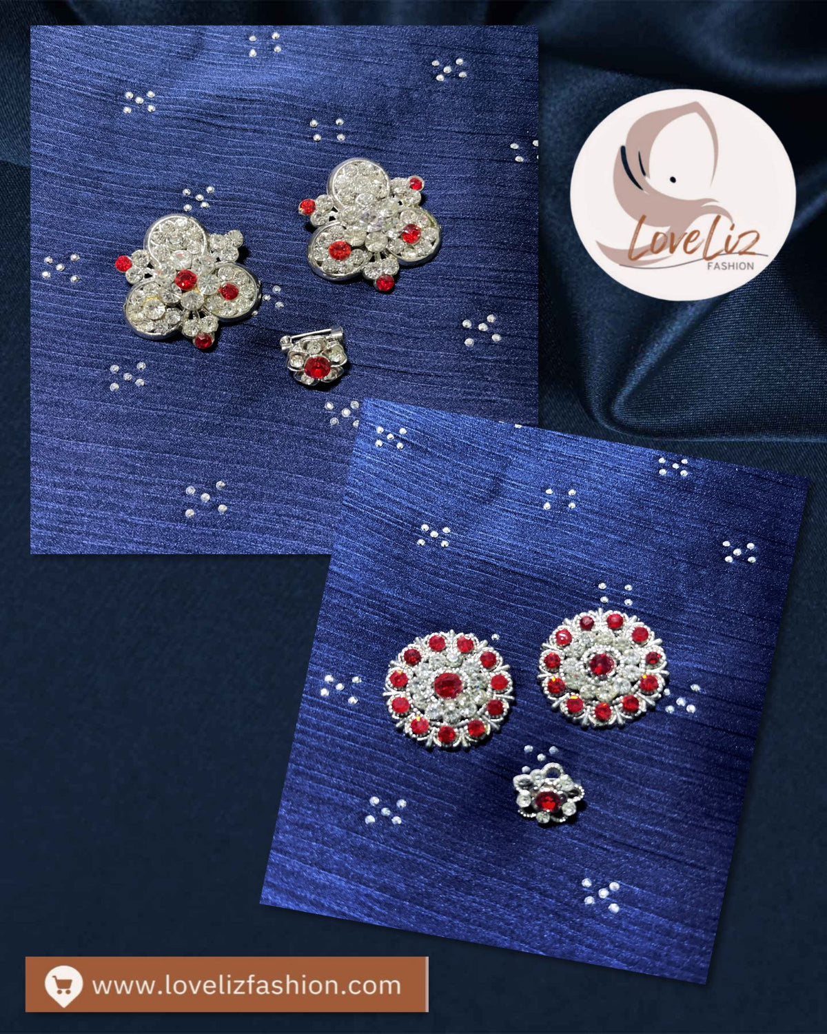 Assorted Brooches (ASRY- 1045/1056) (#KN7)