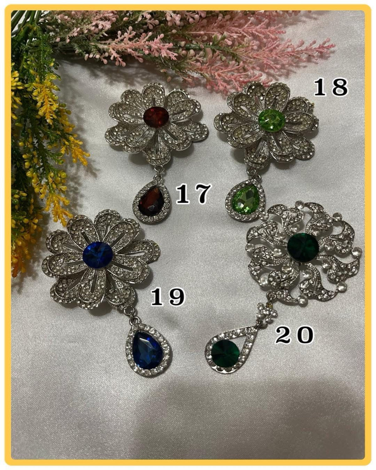 Assorted Brooches (ASRY- 1045/1056) (#KN7)