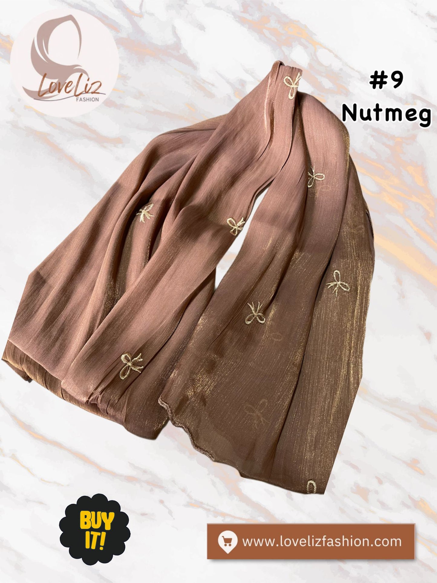 Exclusive Shawl Shimmering Ribbon🎀 (SHWL- 1067) (#ZSKN7)