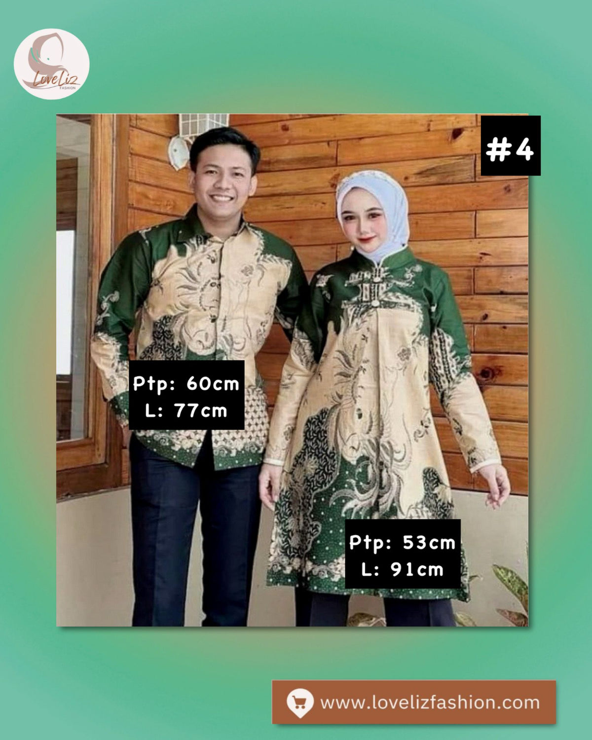 Batik Couple Sets (BCS- 1001) (#AAT)