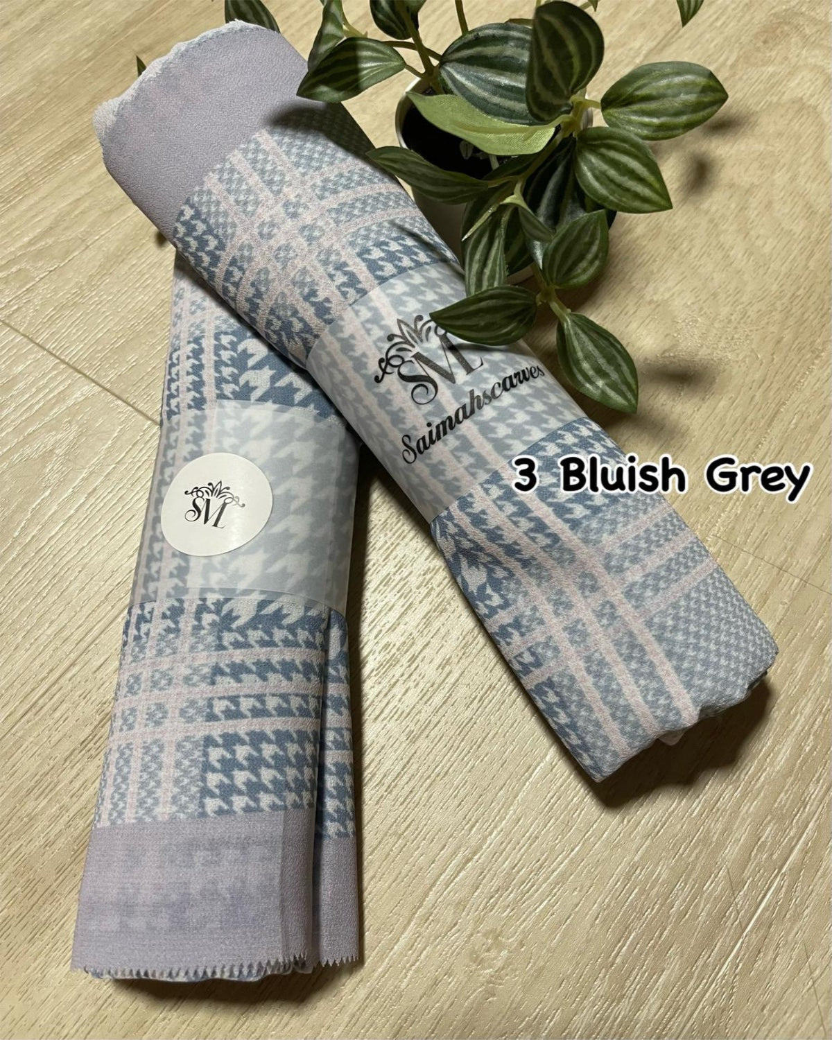Shawl Premium Chiffon Korean Babyseam (SHWL- 1063) (#MM)