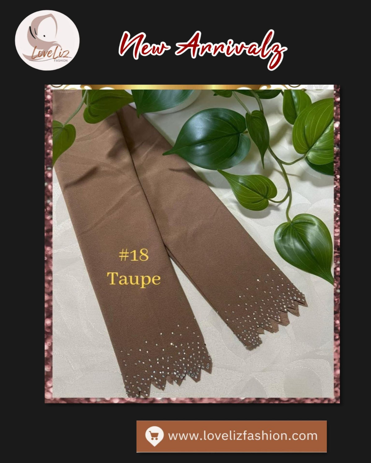 Glitter Handsocks Laser Cut (HNSK- 1011)