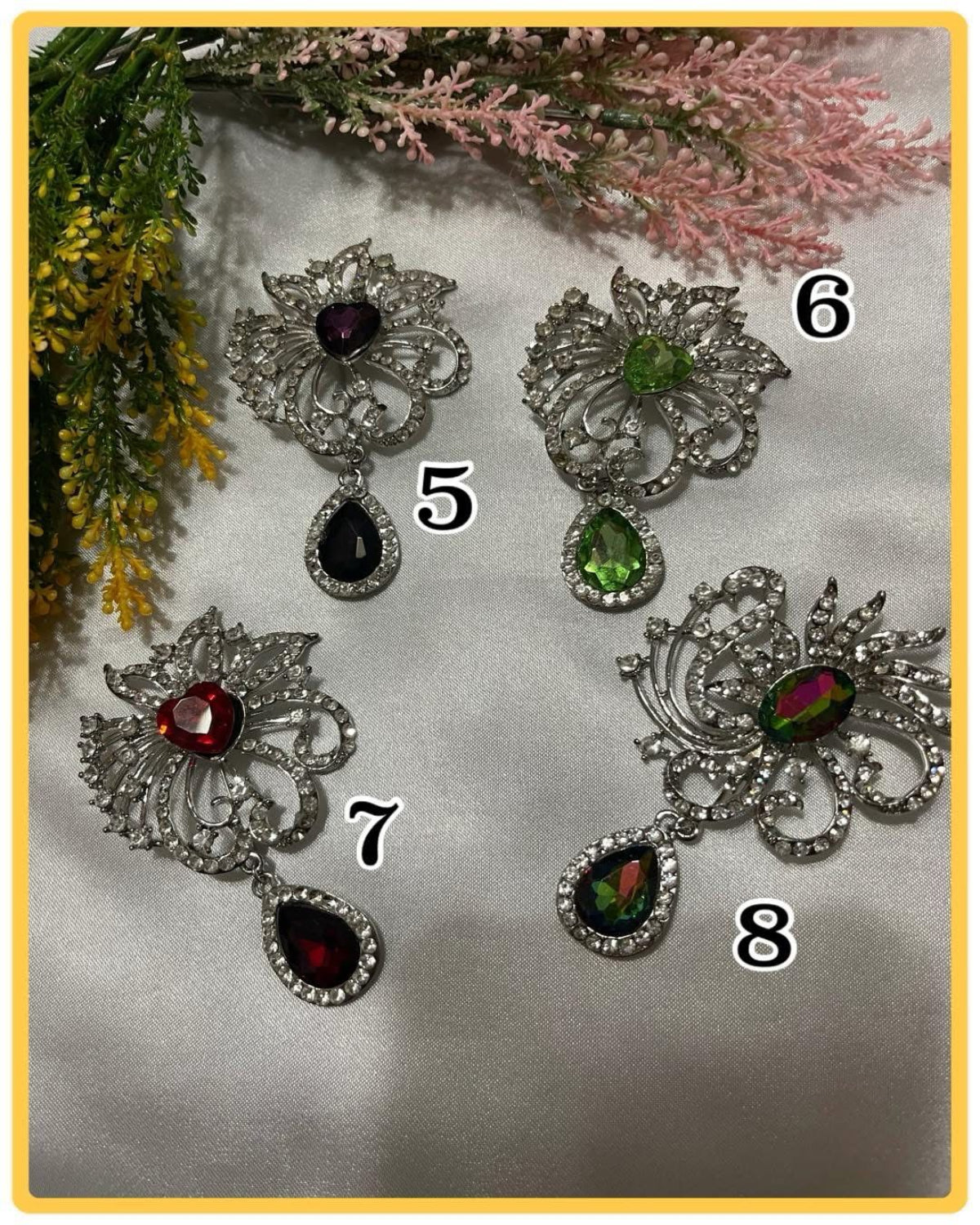 Assorted Brooches (ASRY- 1045/1056) (#KN7)