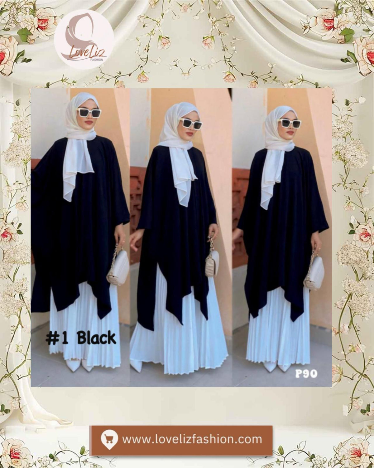 LoveLiz Fashion Baggy Blouse (BLSE- 1020) (#P90KNG)