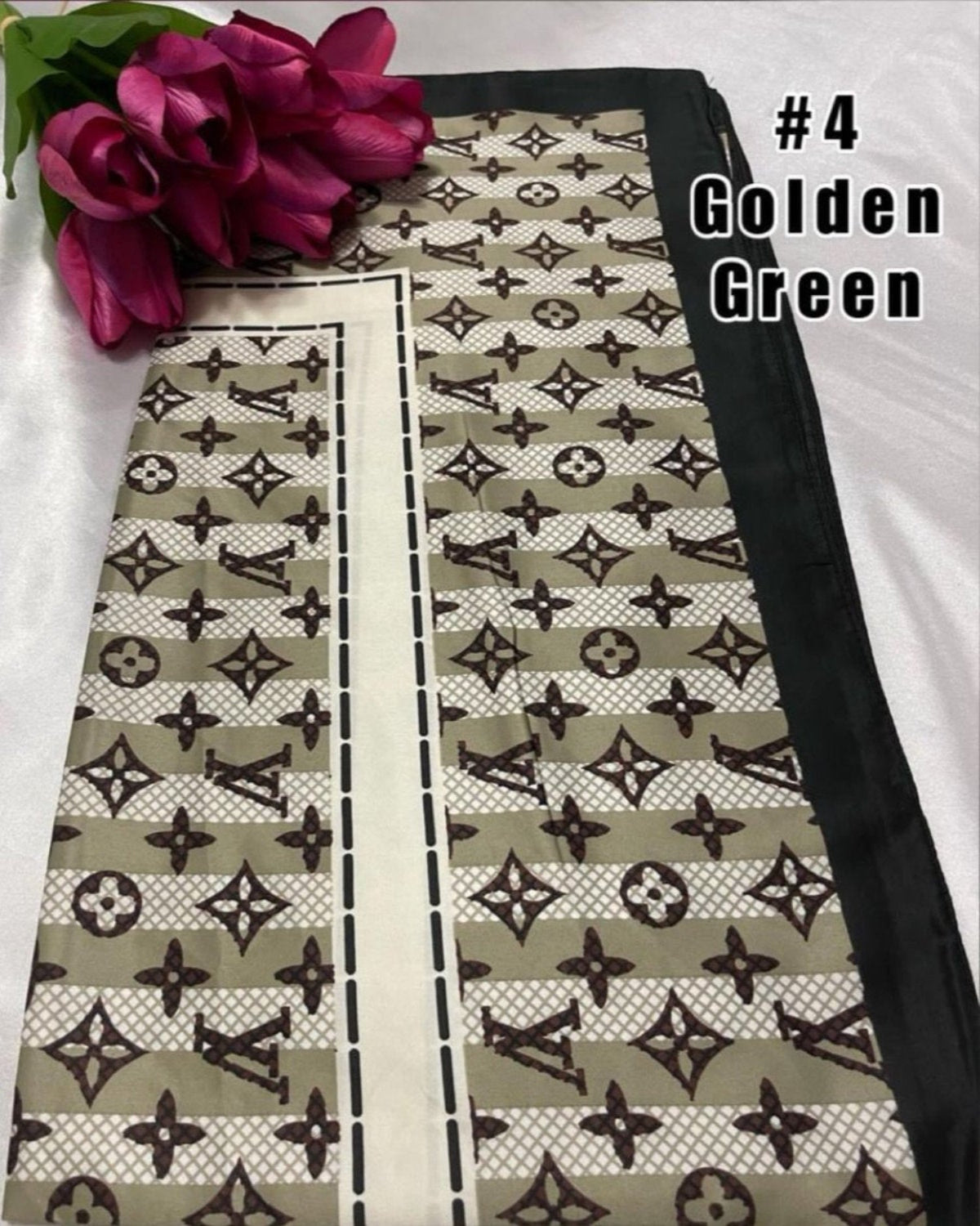 Bawal Satin Printed (BAWL- 1034) Chic & Elegant - Essentials Wear for Muslimah Woman’s Wardrobe