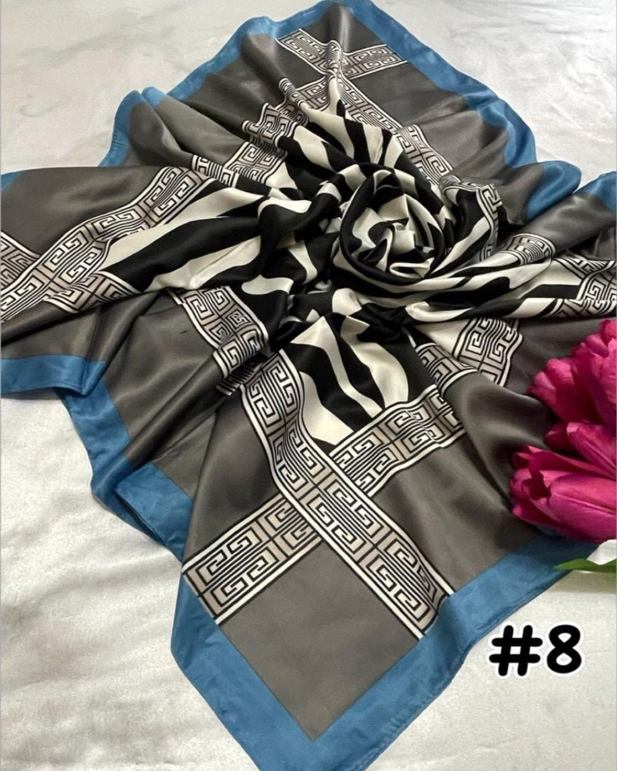Bawal Satin Printed (BAWL- 1034) Chic & Elegant - Essentials Wear for Muslimah Woman’s Wardrobe