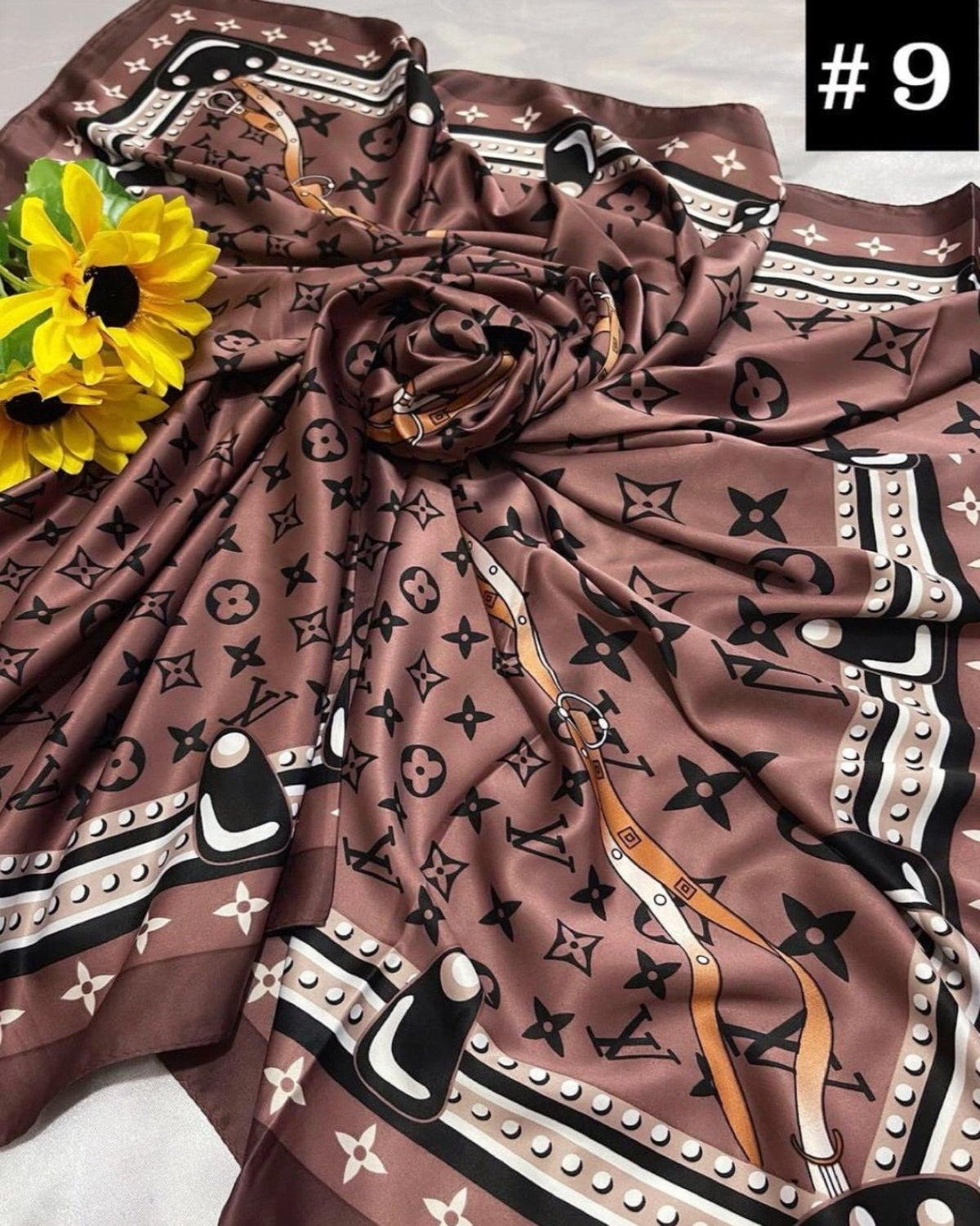 Bawal Satin Printed (BAWL- 1034) Chic & Elegant - Essentials Wear for Muslimah Woman’s Wardrobe
