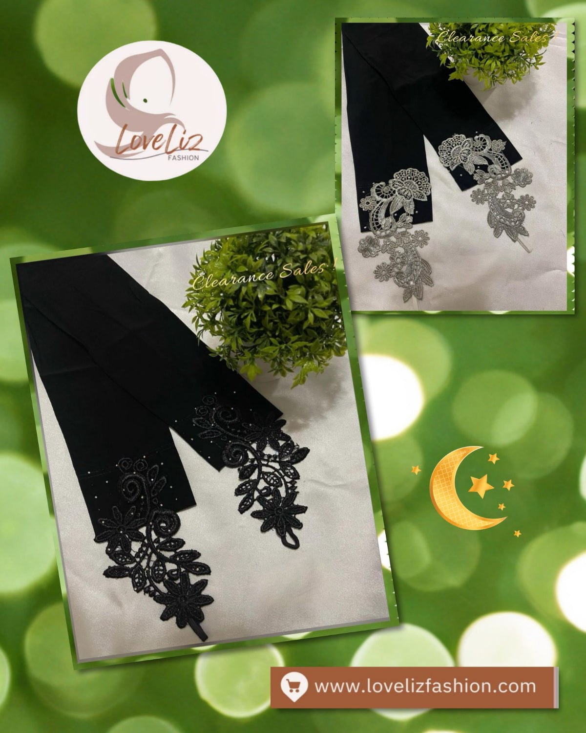 Floral Embroidery Ring Handsocks (HNSK- 1010)