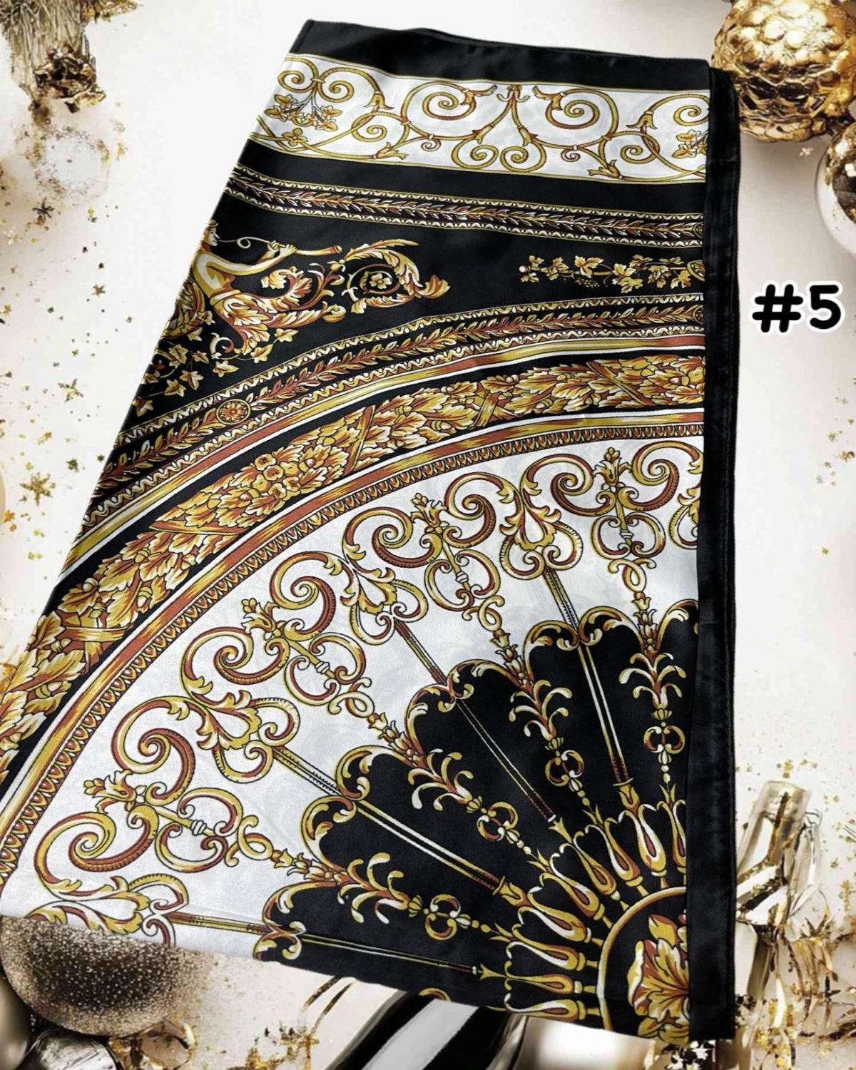Bawal Satin Printed (BAWL- 1034) Chic & Elegant - Essentials Wear for Muslimah Woman’s Wardrobe
