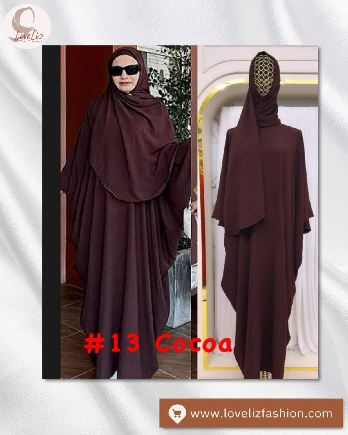 Long Dress + Instant Hijab (LODR- 1002A) (#P104KNG) - Essentials in Woman's Wardrobe