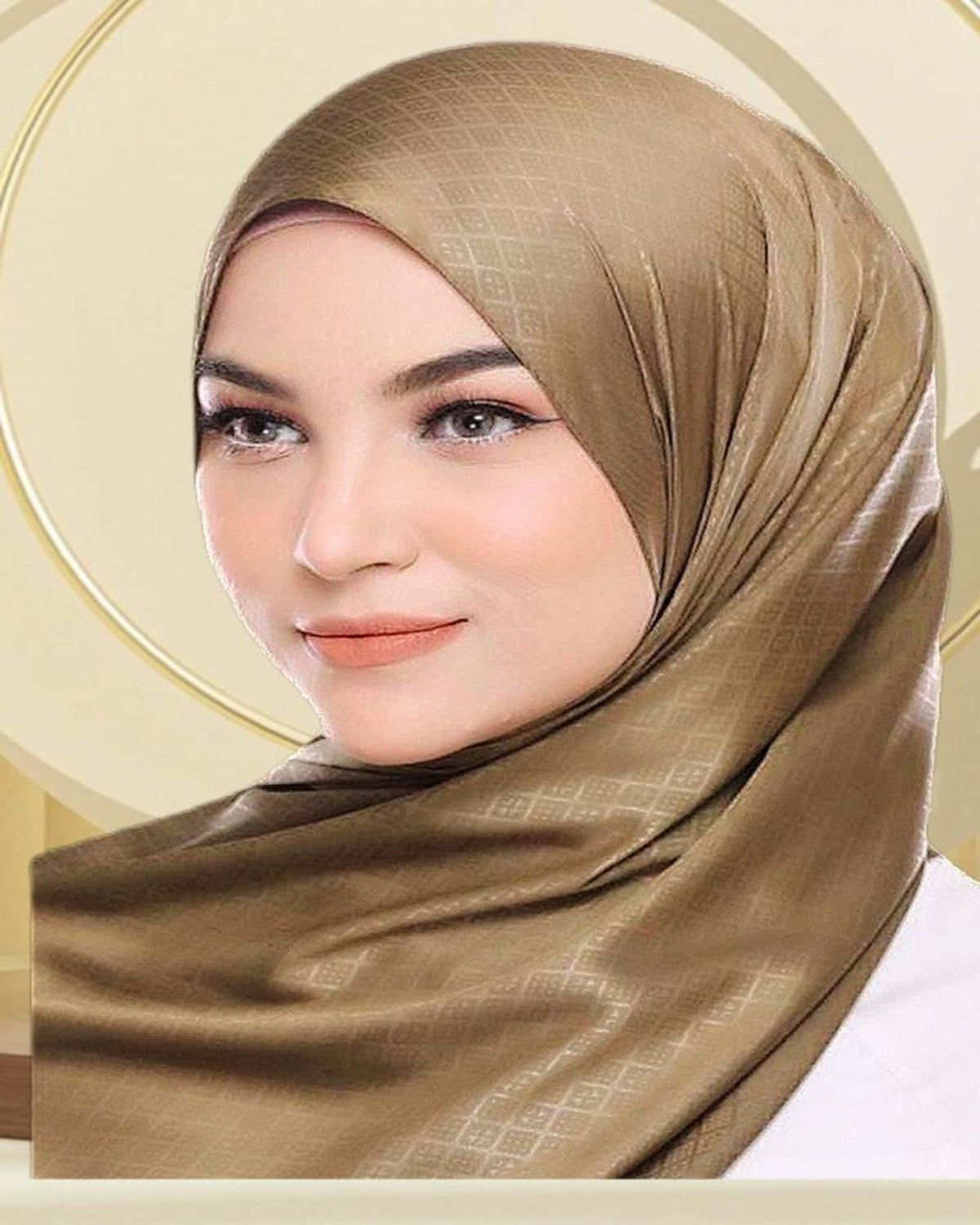 Shawl Satin Aurora- Elegant Muslim Hijab Accessory (SHWL- 1061) (#SN)