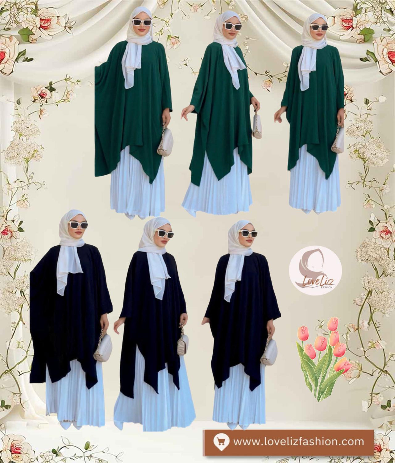 LoveLiz Fashion Baggy Blouse (BLSE- 1020) (#P90KNG)