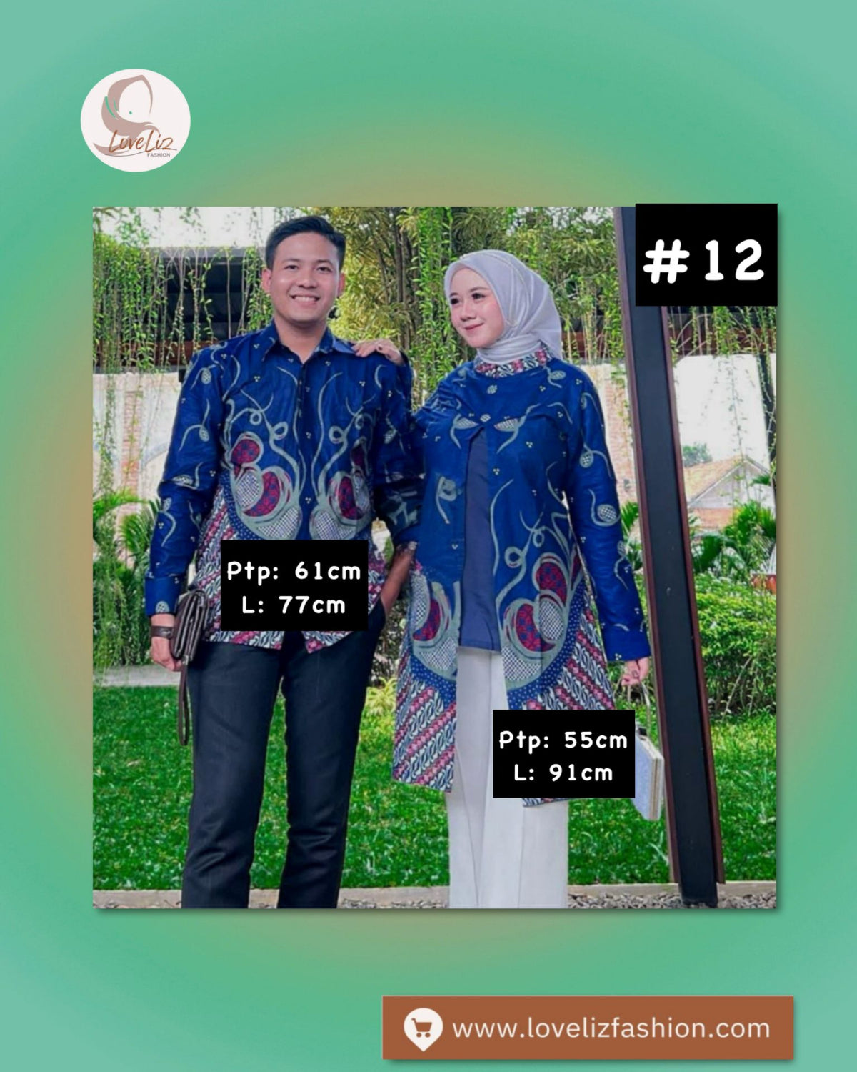 Batik Couple Sets (BCS- 1001) (#AAT)