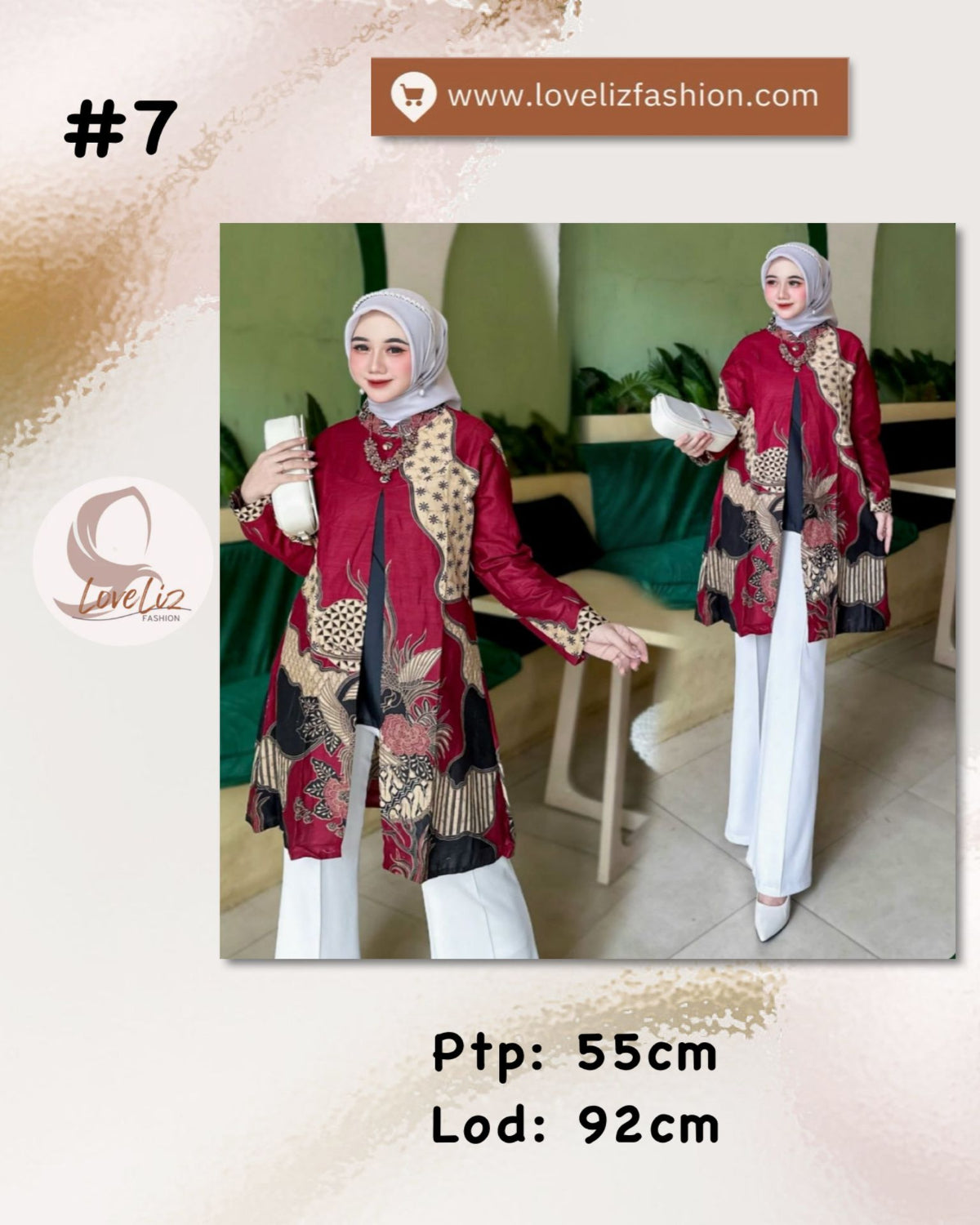 Assorted Batik Tunic Dresses (BADR(T)- 1002) (#ANA)