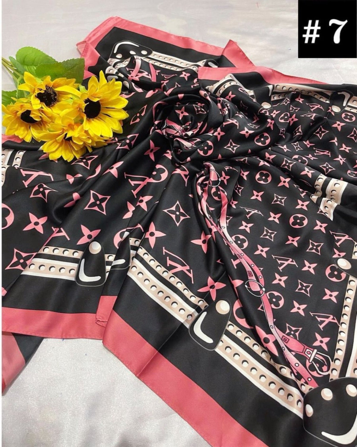Bawal Satin Printed (BAWL- 1034) Chic & Elegant - Essentials Wear for Muslimah Woman’s Wardrobe