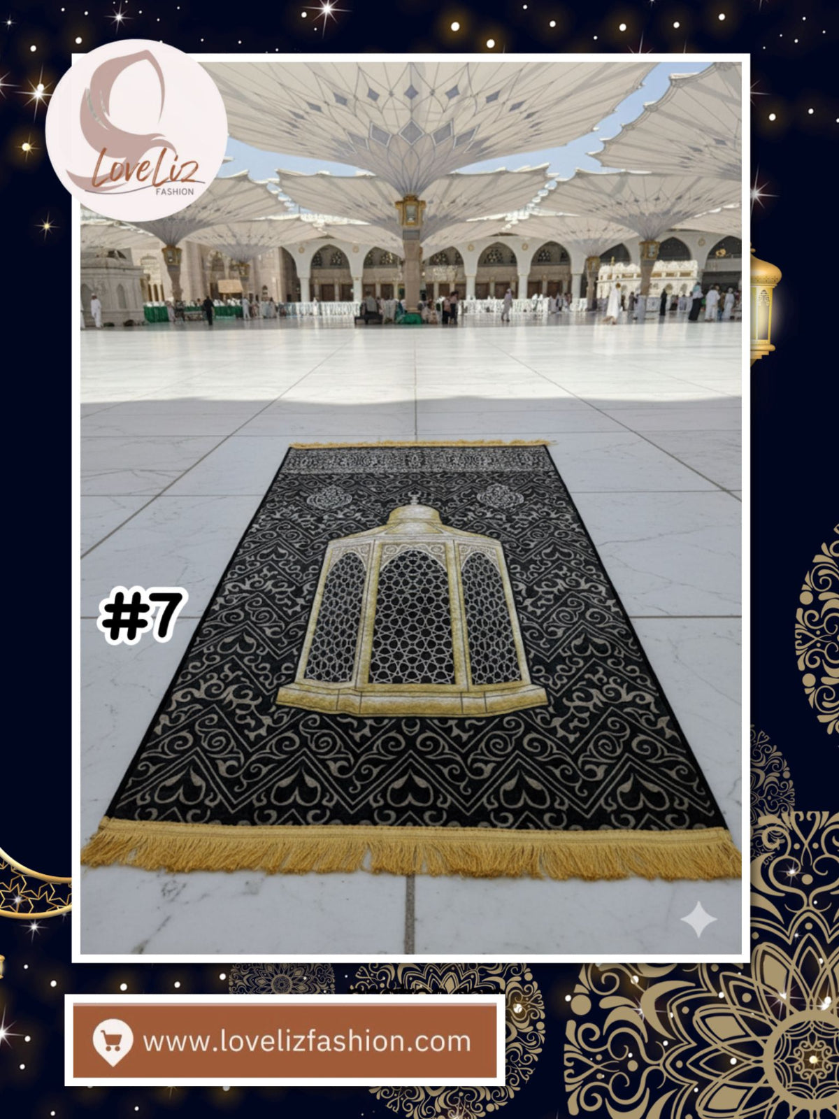 Turkish Sejadah Praying Mat (SJDH-1004) (#ZCS)