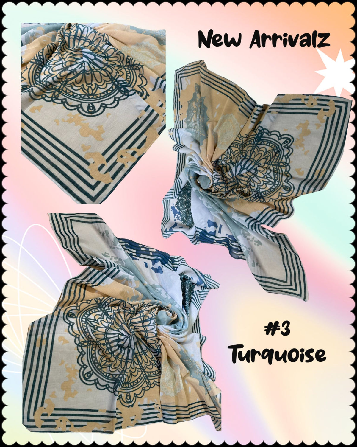 Bawal Printed with Batu (BAWL- 1039) (#SBTS)