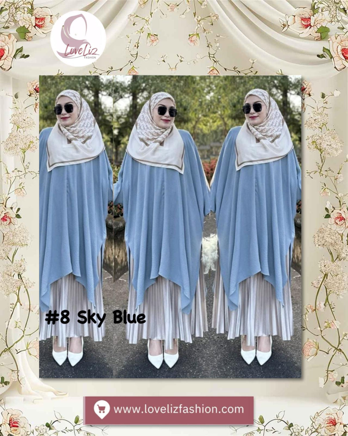 LoveLiz Fashion Baggy Blouse (BLSE- 1020) (#P90KNG)