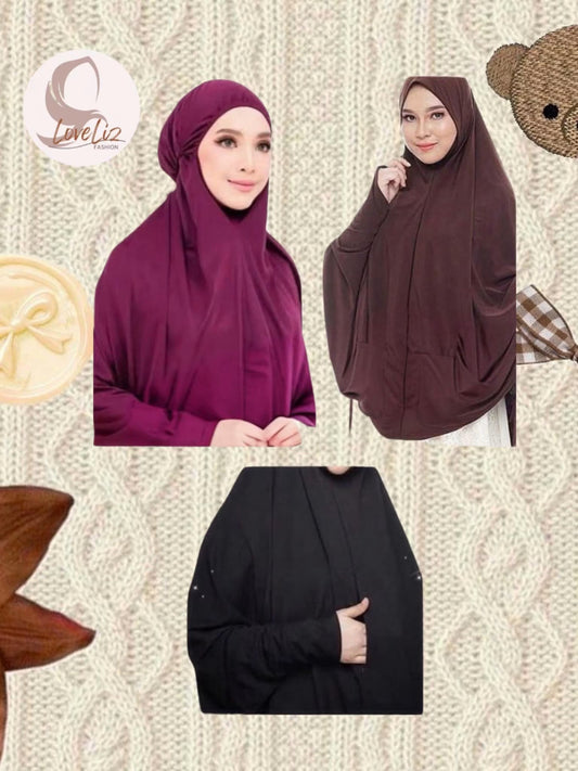 Mini Travelling Telekung Top Only (TKG_0726/003)