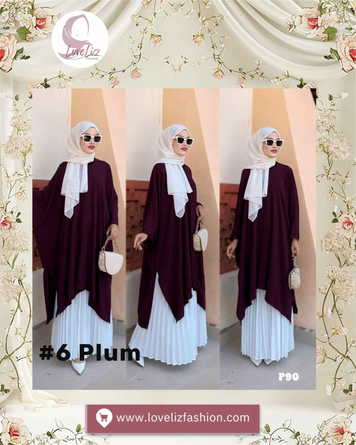 LoveLiz Fashion Baggy Blouse (BLSE- 1020) (#P90KNG)