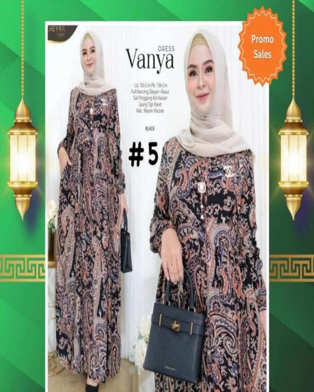 Assorted Maxi Dress (GAMIS- 1008) (#PE) - Your Go-To Maxi Dress