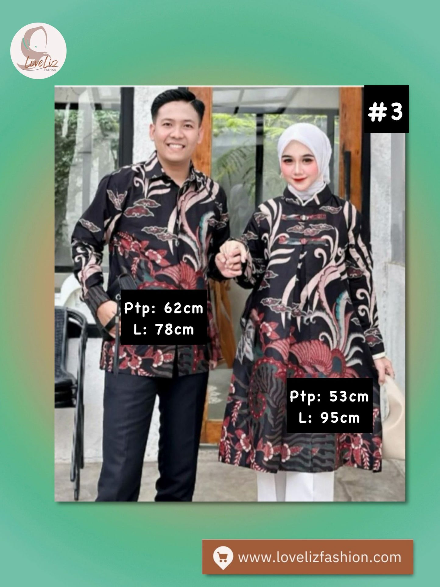 Batik Couple Sets (BCS- 1001) (#AAT)