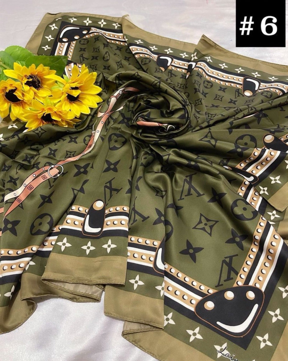 Bawal Satin Printed (BAWL- 1034) Chic & Elegant - Essentials Wear for Muslimah Woman’s Wardrobe