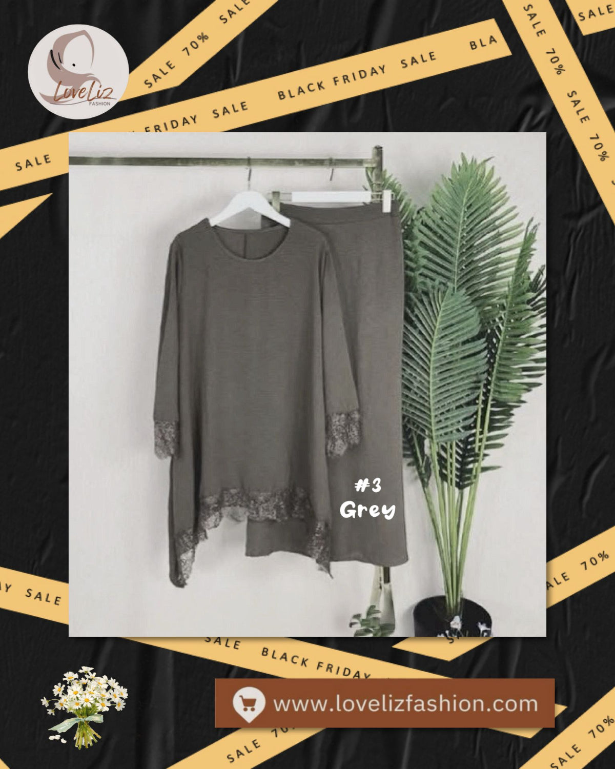 Lace Skirt Suits (SKRT- 1002) (#523)