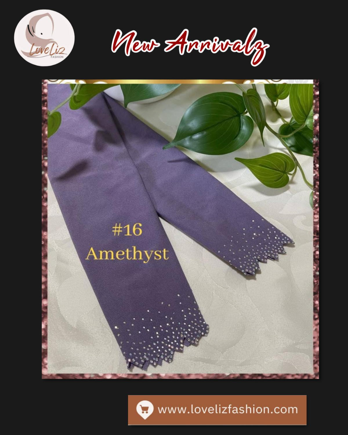 Glitter Handsocks Laser Cut (HNSK- 1011)