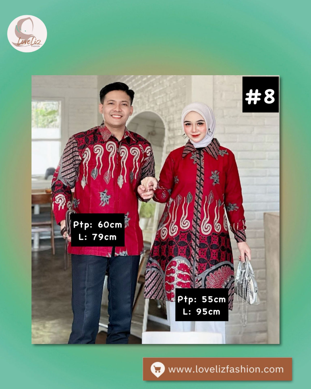 Batik Couple Sets (BCS- 1001) (#AAT)