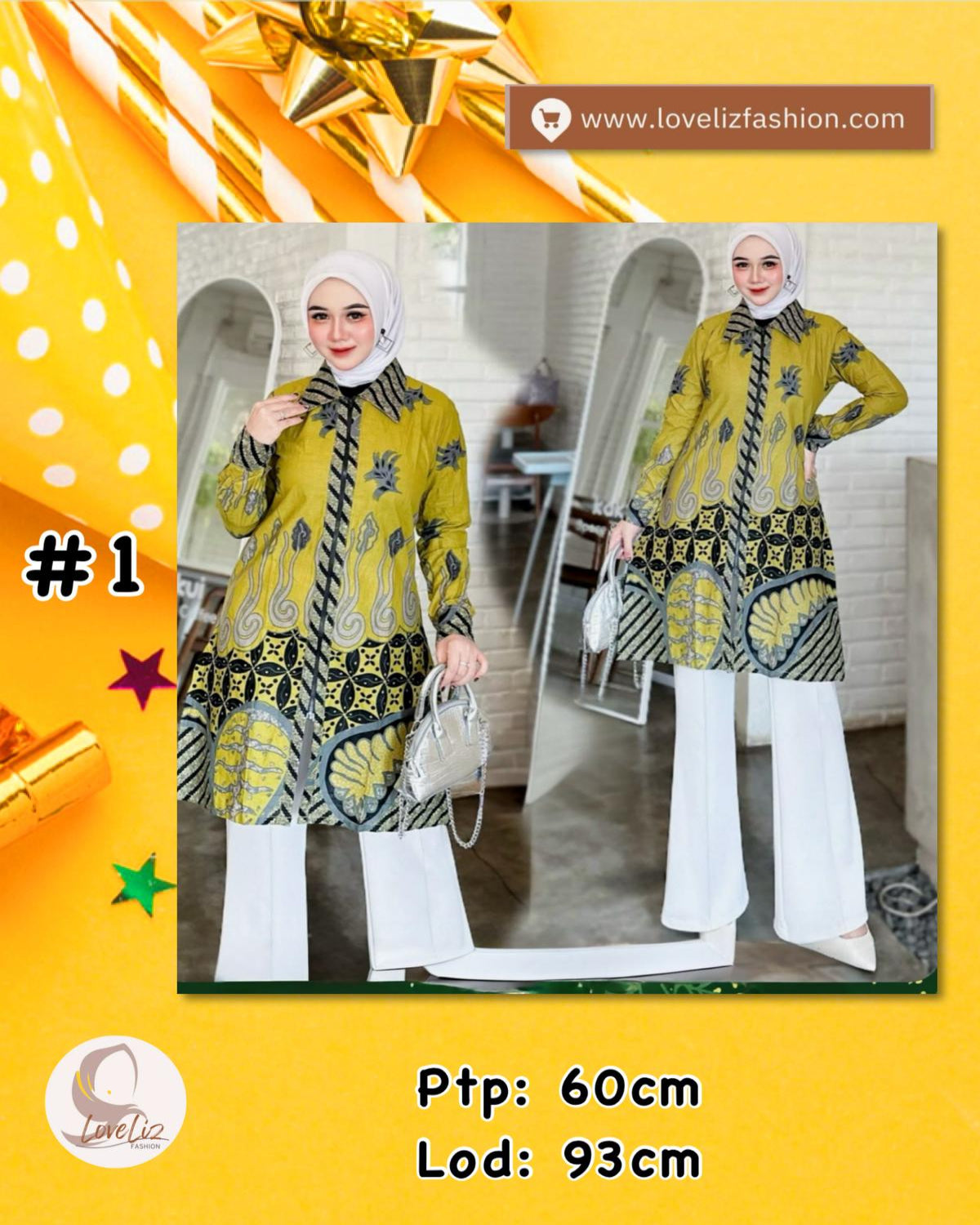 Assorted Batik Tunic Dresses (BADR(T)- 1005) (#AAT)