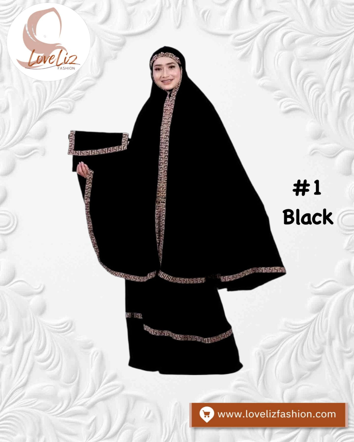 Exclusive Telekung Fendi Inspired (TLKG- 1022)