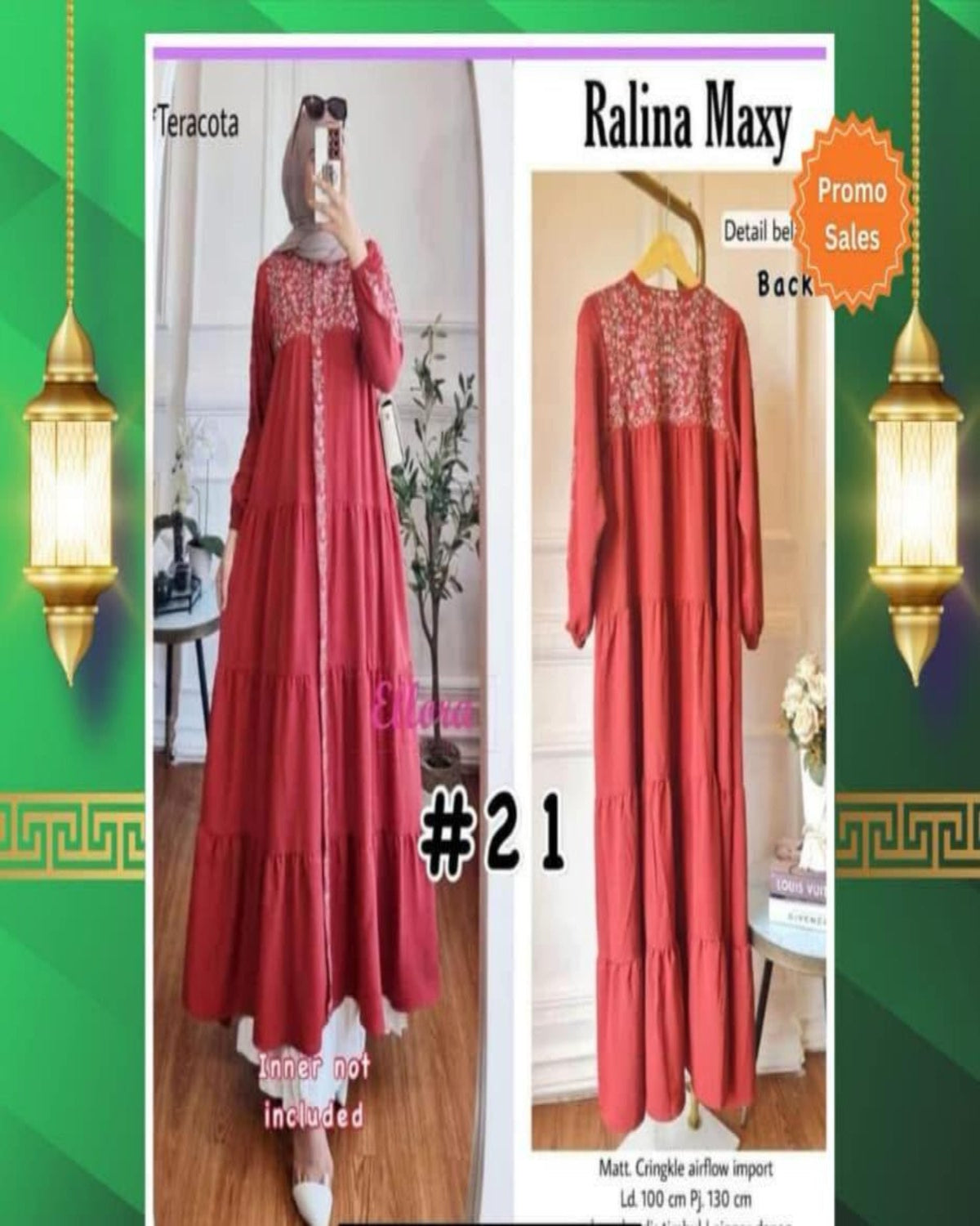 Assorted Maxi Dress (GAMIS- 1008) (#PE) - Your Go-To Maxi Dress
