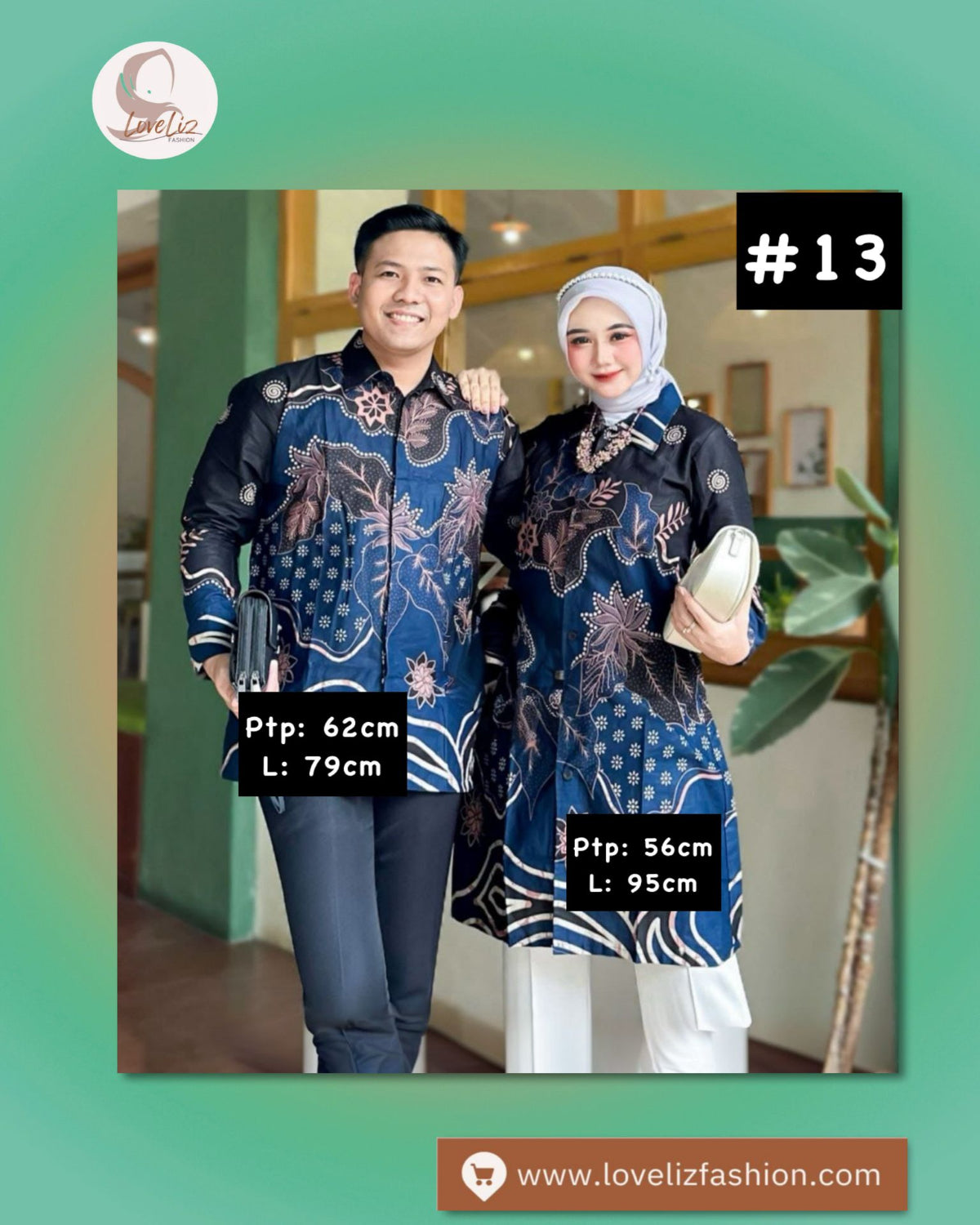 Batik Couple Sets (BCS- 1001) (#AAT)