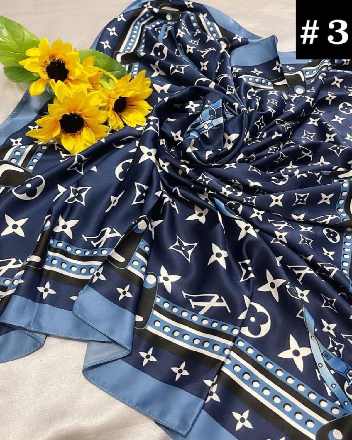 Bawal Satin Printed (BAWL- 1034) Chic & Elegant - Essentials Wear for Muslimah Woman’s Wardrobe